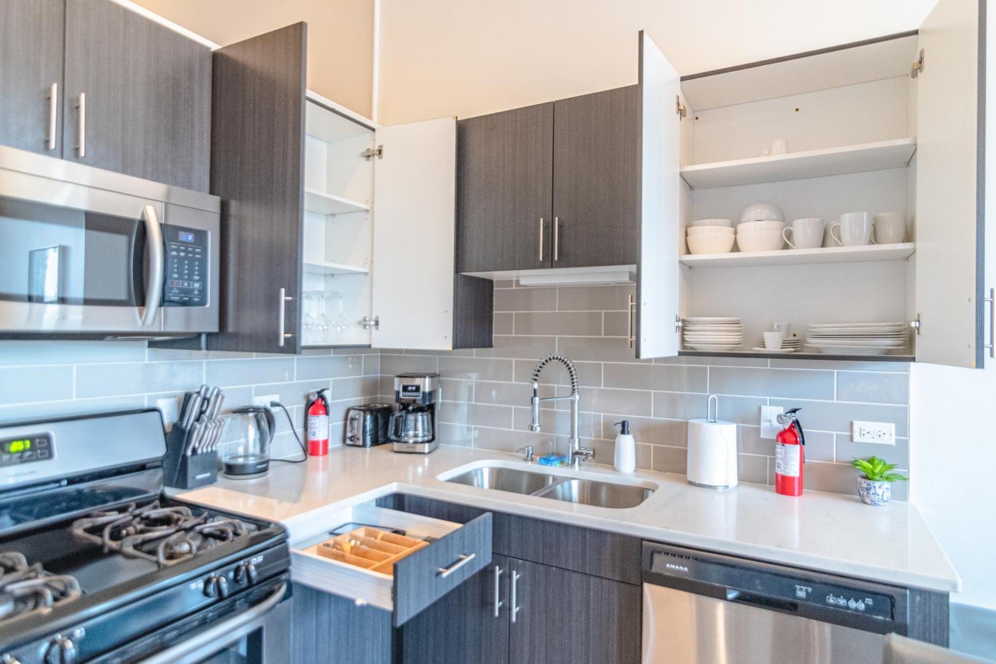 Modern 2Br Loft With Amazing City Skyline View And Optional Parking For 8 Guests Near Mccormick Place And Soldier Field Chicago Eksteriør billede