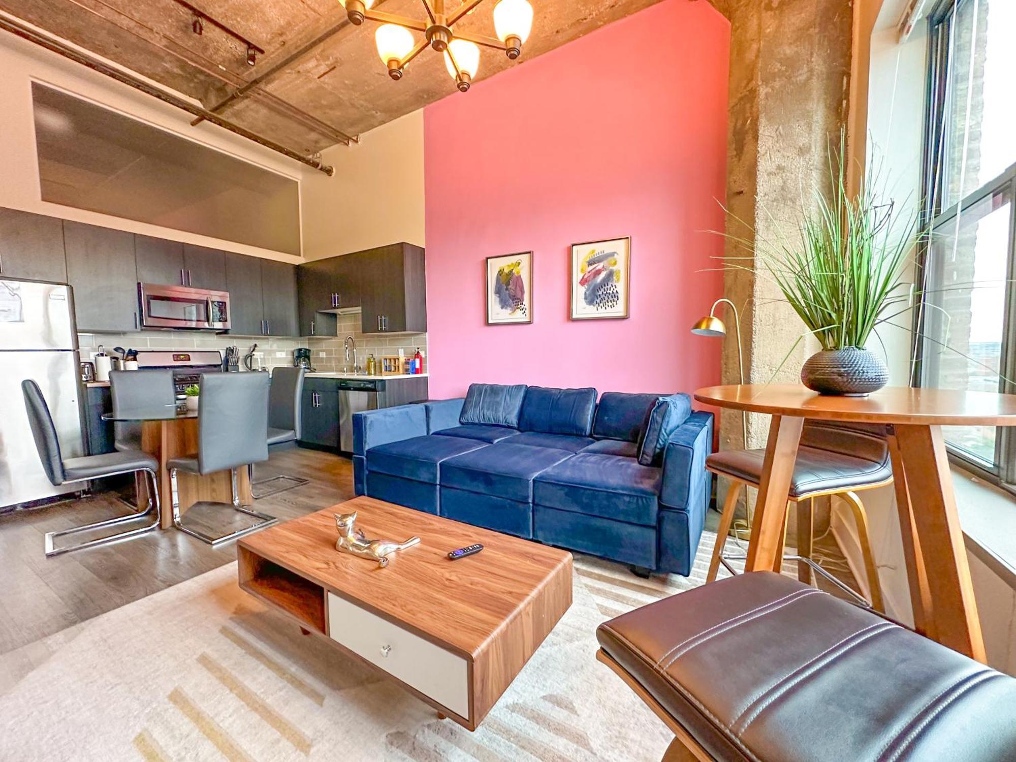 Modern 2Br Loft With Amazing City Skyline View And Optional Parking For 8 Guests Near Mccormick Place And Soldier Field Chicago Eksteriør billede