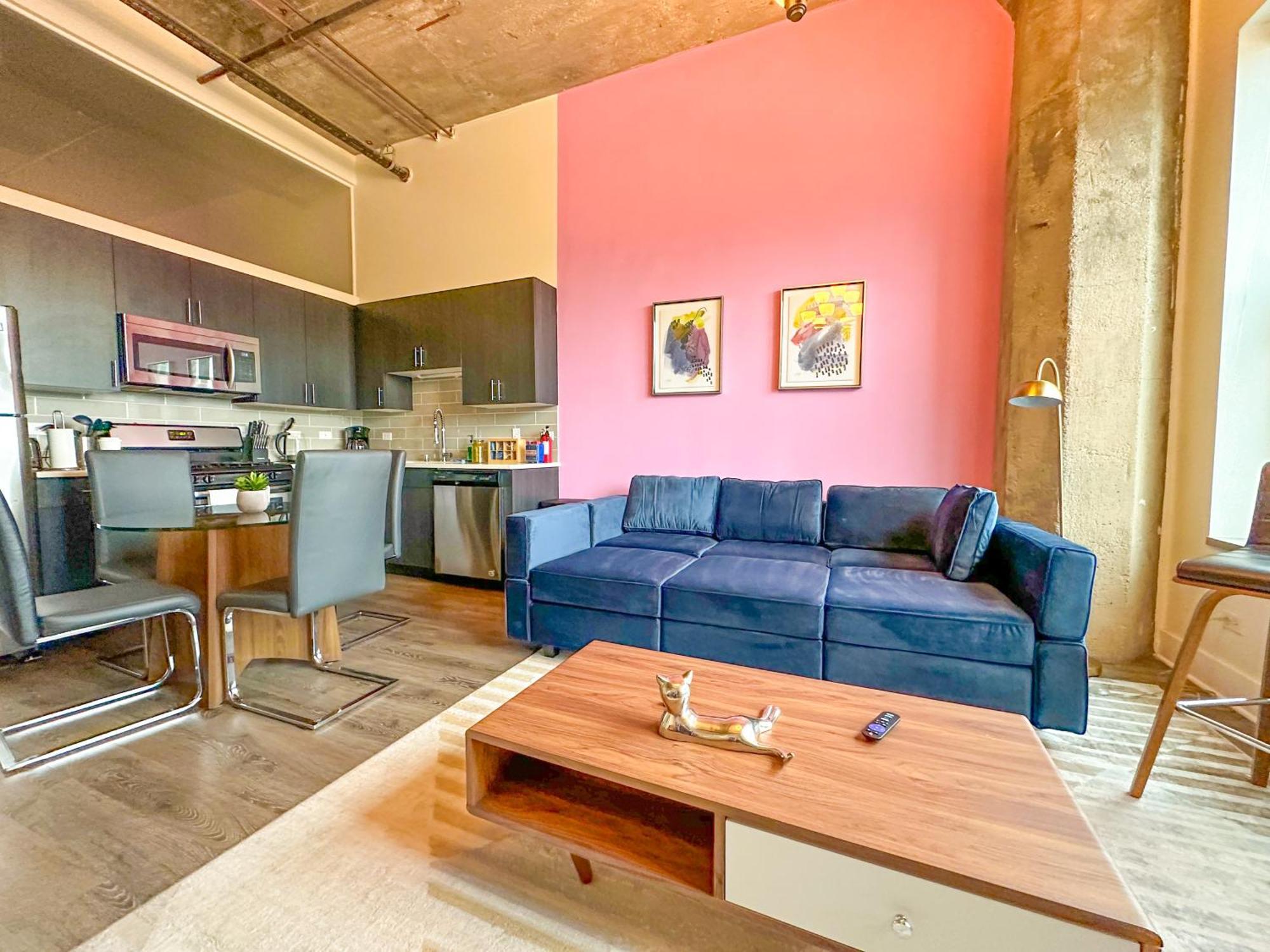 Modern 2Br Loft With Amazing City Skyline View And Optional Parking For 8 Guests Near Mccormick Place And Soldier Field Chicago Eksteriør billede